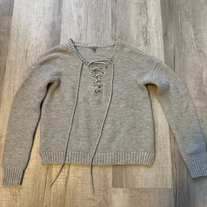 size small gray sweater!